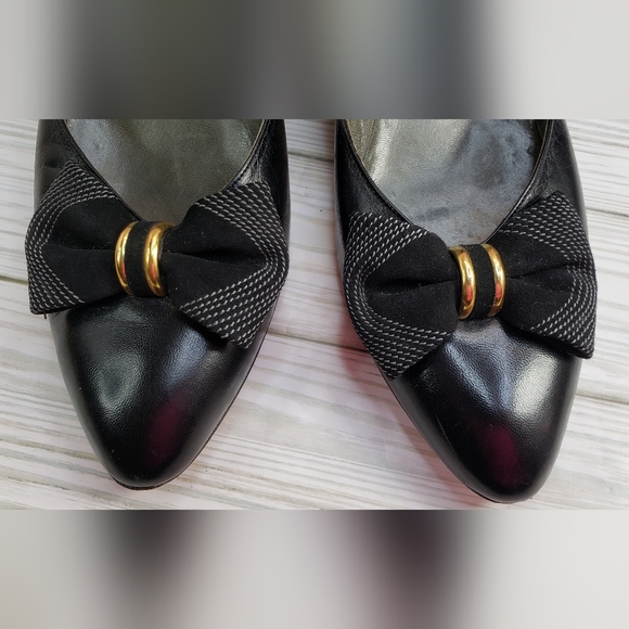 Bally of Switzerland Romy Black Heels size 9 (sw114) - Picture 3 of 10